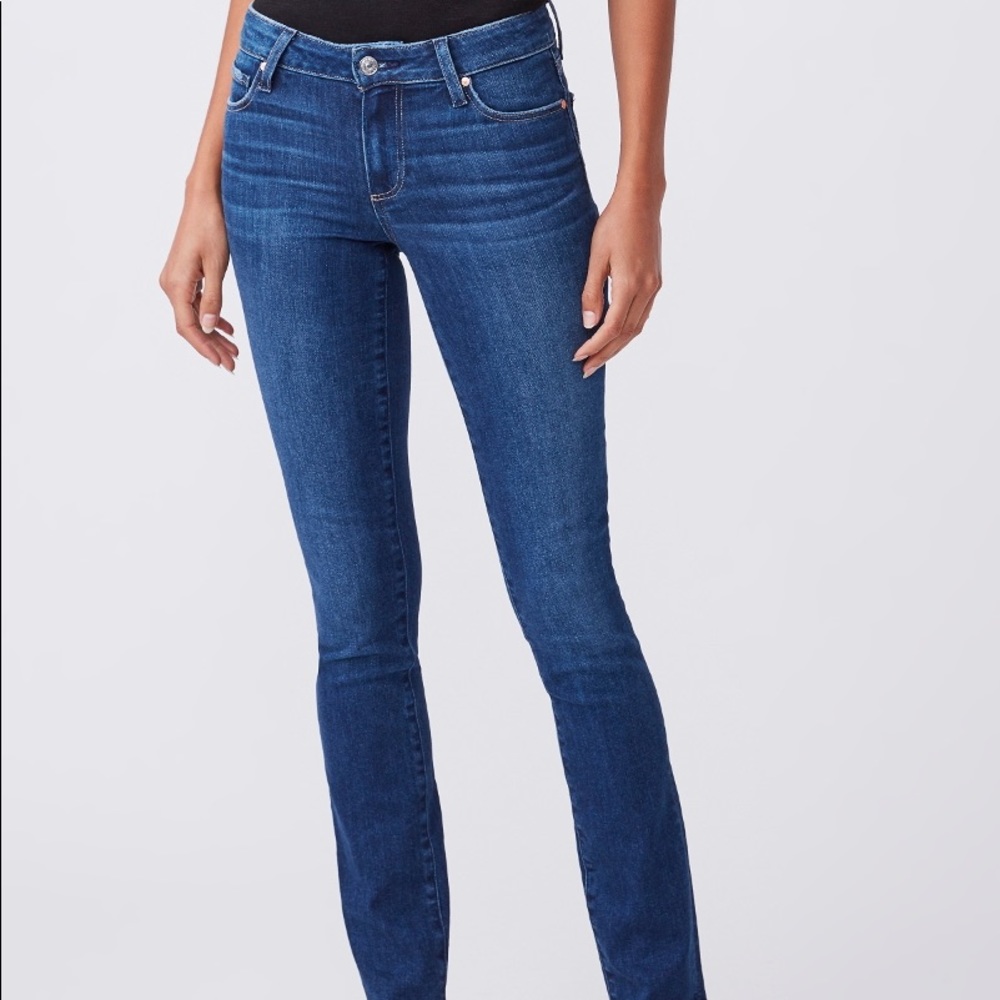 PAIGE skinny dark wash jeans